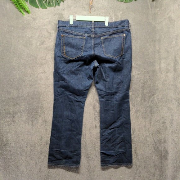 The Flirt Women Jeans Mid Rise Bootcut Leg Blue Dark Wash W:38 L:30 - Picture 15 of 16